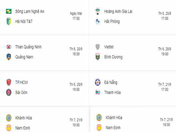 HAGL gặp khó khăn , Nam Định dễ thở tại vòng đấu thứ 24 V.League