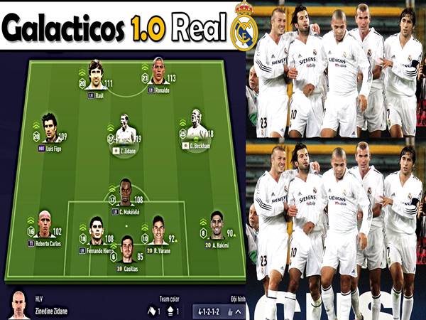 Đội hình Real Madrid thời hoàng kim