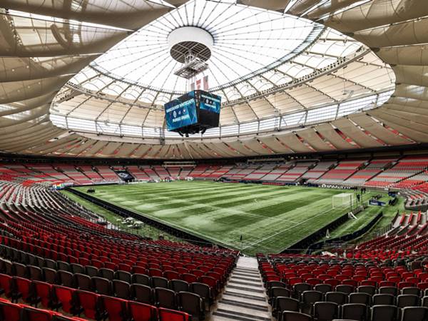 Thiết kế hiện đại của sân vận động BC Place